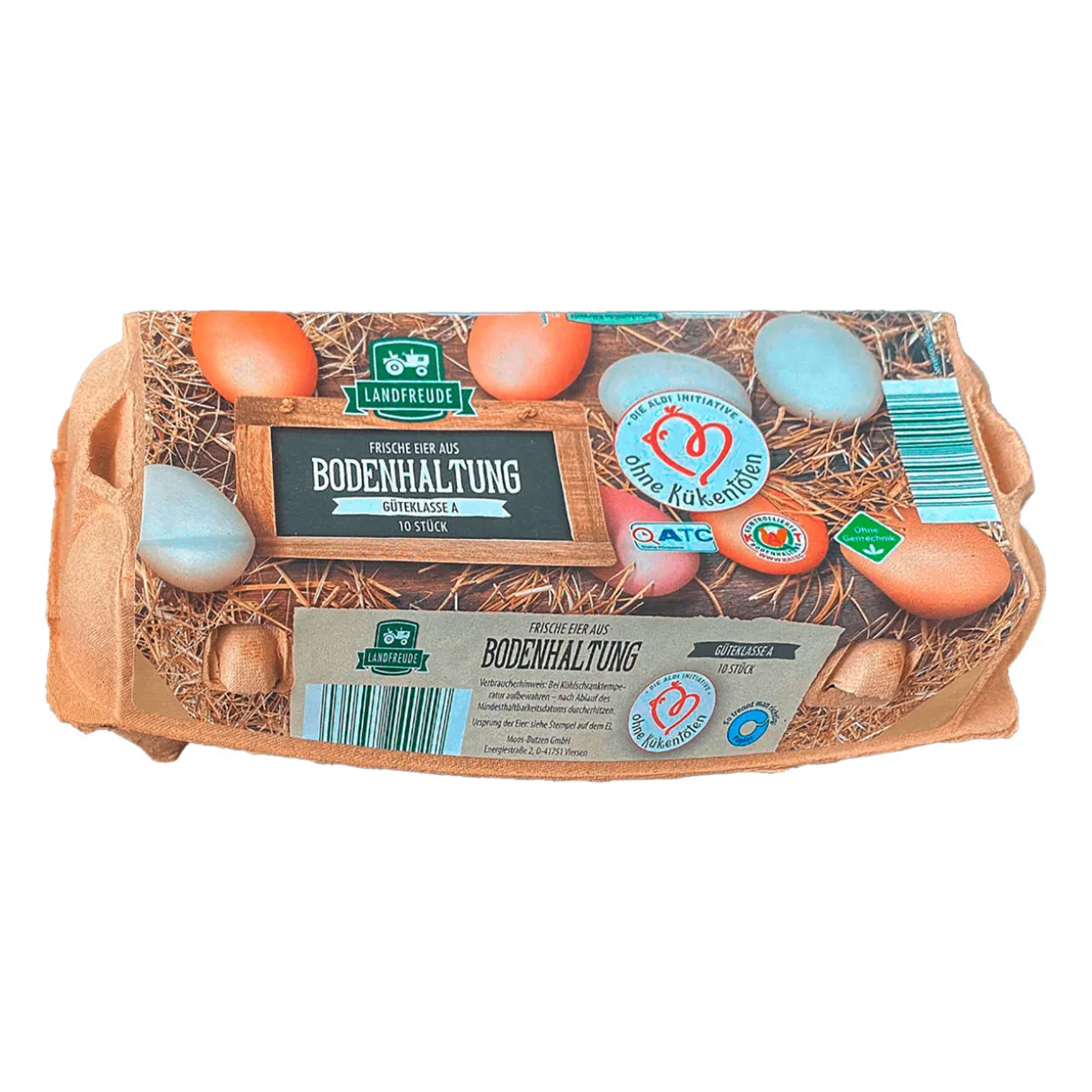 Eier aus Bodenhaltung