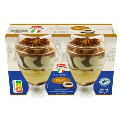 Eisdessert im Becher