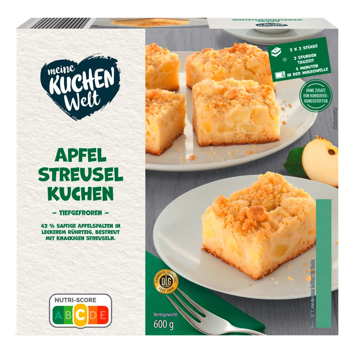 Feine Kuchenstücke