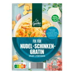 Fix Nudel-Schinken-Gratin
