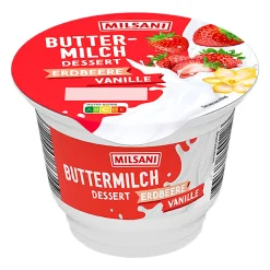 Fruchtbuttermilch-Dessert