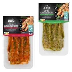 Jumbo-Garnelenspieße