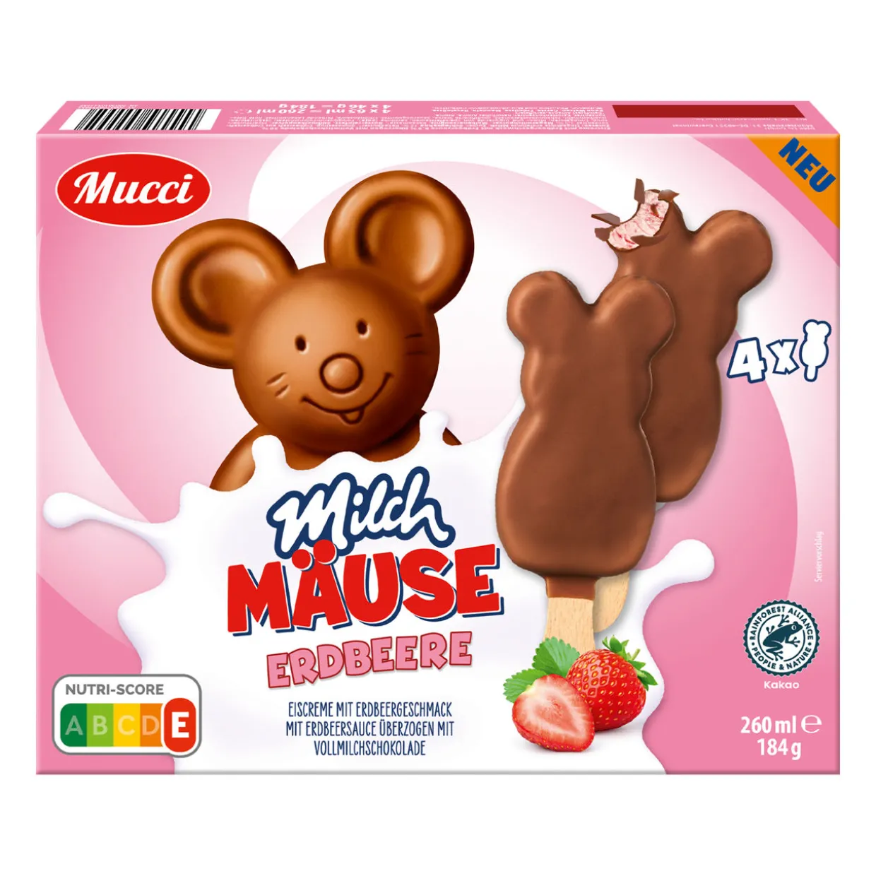 Milch-Mäuse-Eis