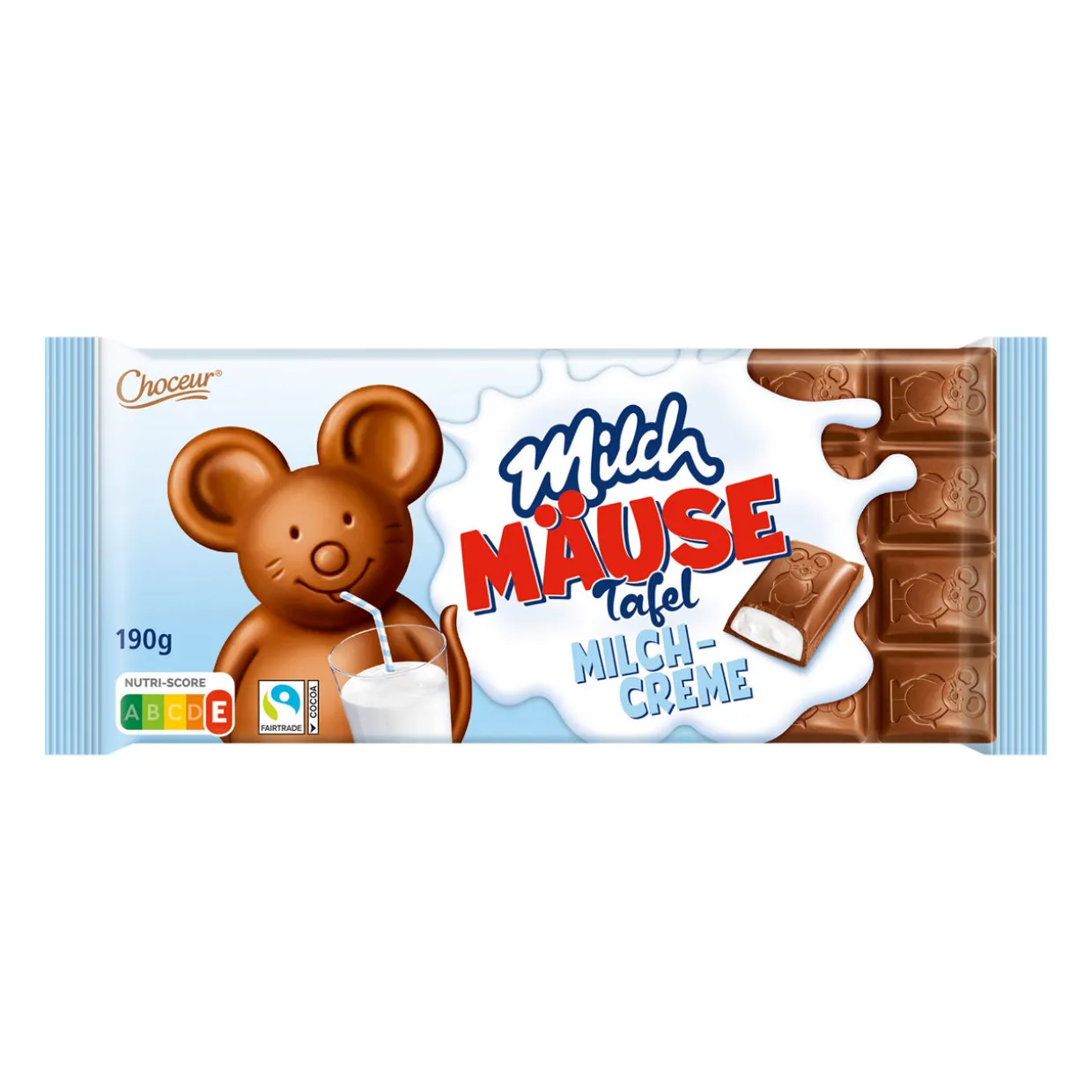 Milchmäuse-Schokoladentafel