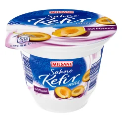 Sahne-Kefir auf Frucht