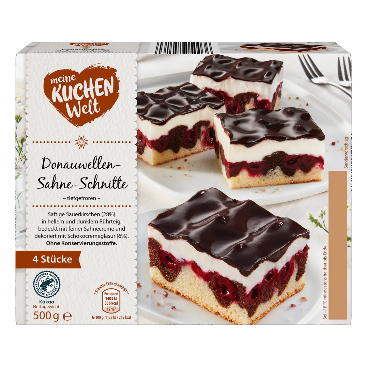 Sahne-Schnitten