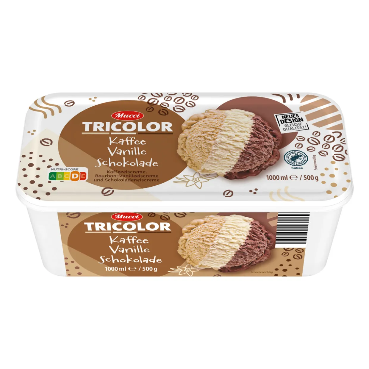 Tricolor-Eisschale