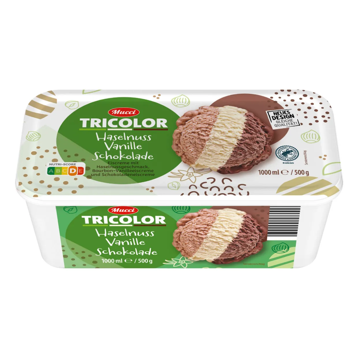 Tricolor-Eisschale